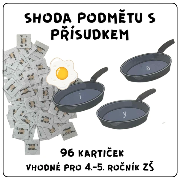 Shoda podmětu s přísudkem - vejce