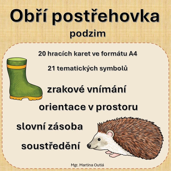 Obří postřehovka - podzim