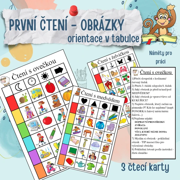 První čtení - obrázky