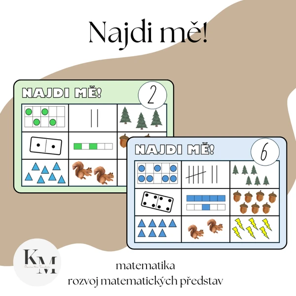 Najdi mě! - čísla do 10