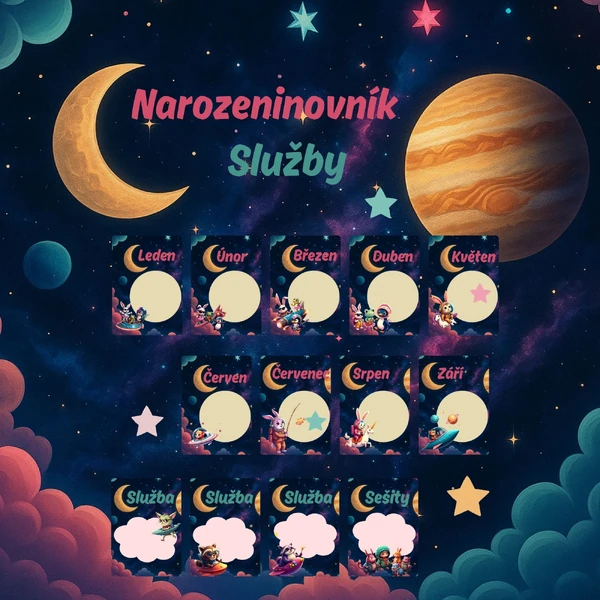 Narozeninovník - prapodivná vesmírná zvířátka