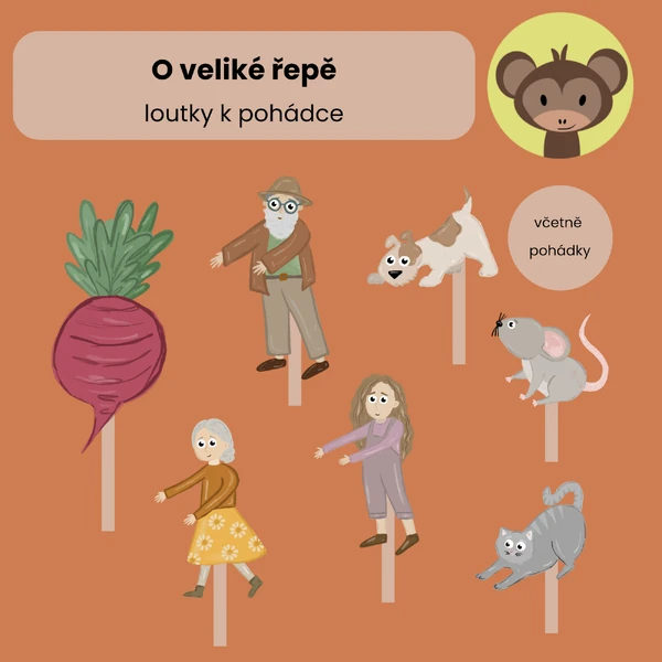 O veliké řepě - loutky 