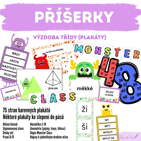 PŘÍŠERKY - Výzdoba třídy