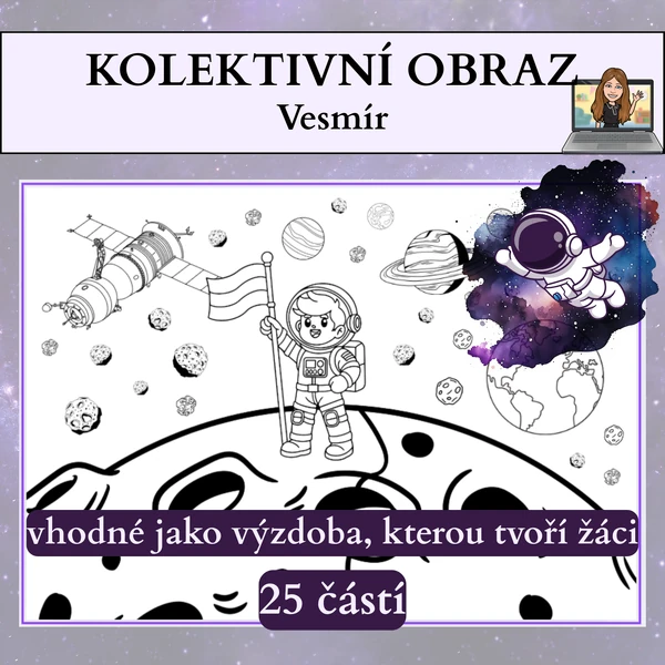 kooperativní obraz - vesmír