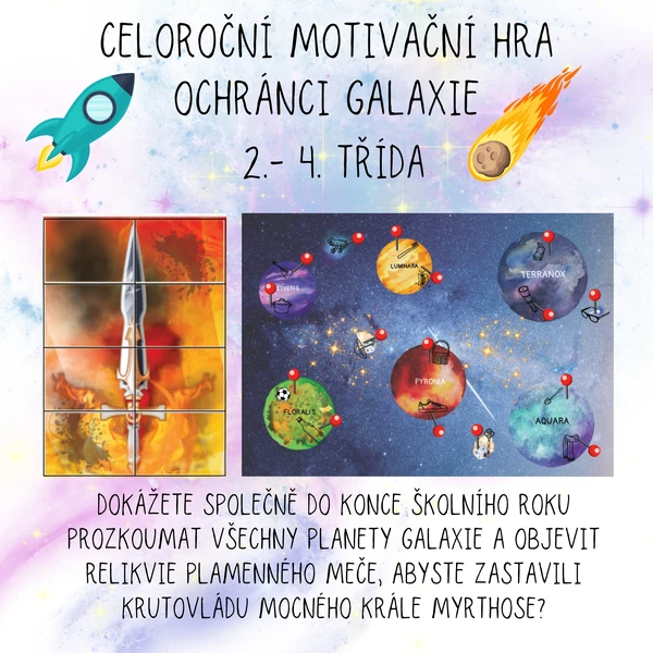 Celoroční hra Ochránci galaxie