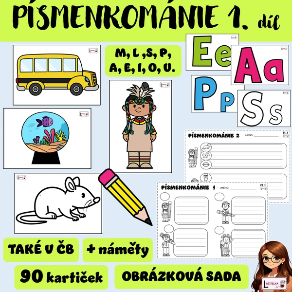 Písmenkománie 1 - živá abeceda 