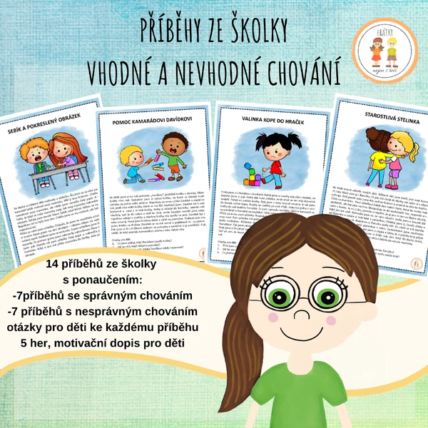 Příběhy ze školky - Vhodné/nevhodné chování 