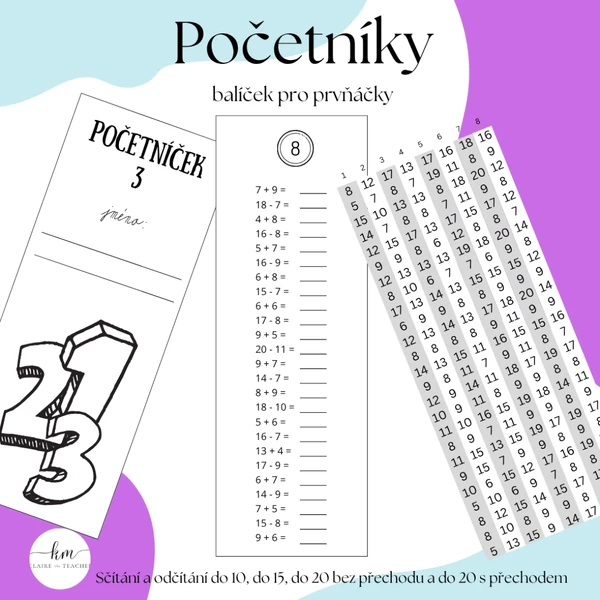 Početníky pro prvňáčky - balíček