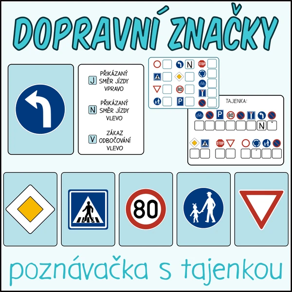 Dopravní značky - Poznávačka