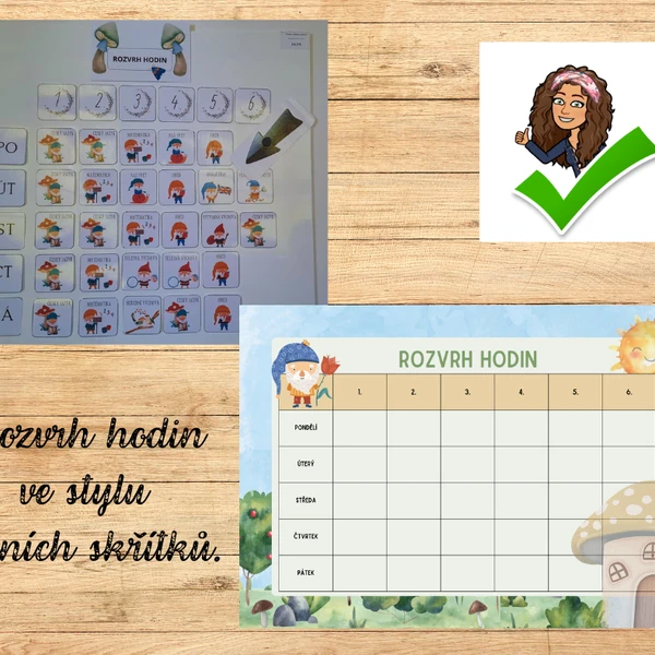 Rozvrh hodin - LESNÍ SKŘÍTCI