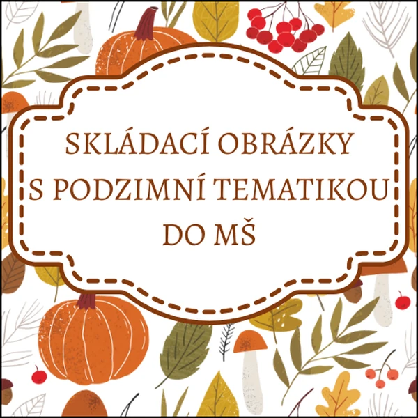 Podzimní skládací obrázky