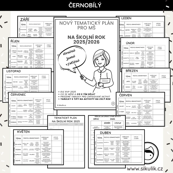 TEMATICKÝ PLÁN PRO MŠ NA ŠKOLNÍ ROK 2025/2026