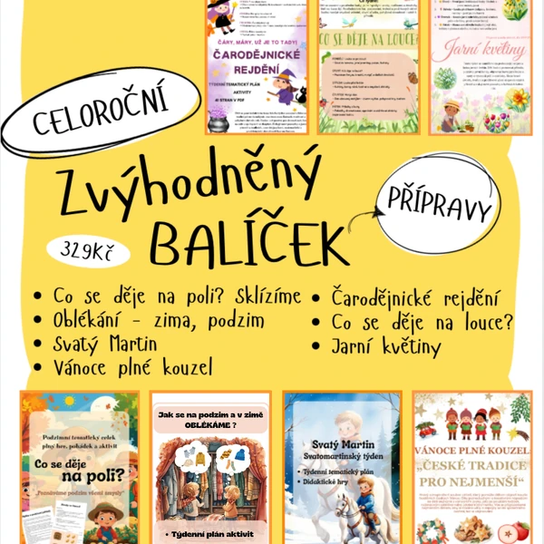 Přípravy - sada: zvýhodněný balíček (7 témat)