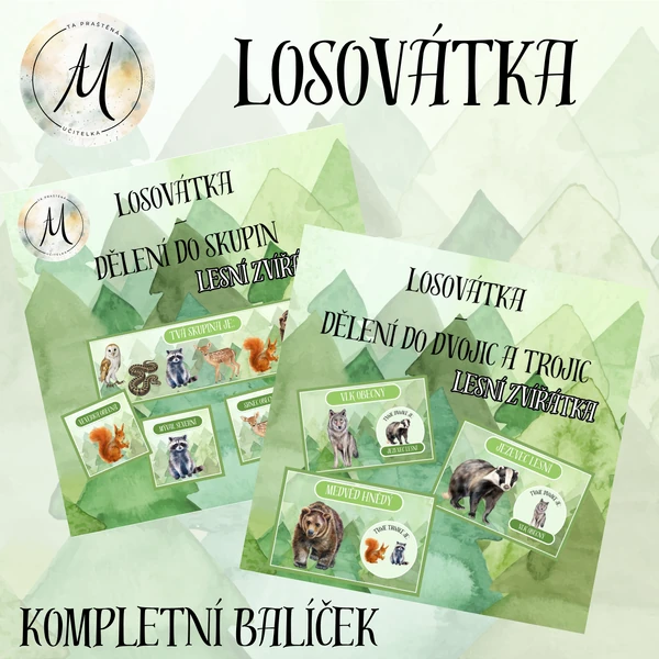 losovátka - téma les - výhodný balíček