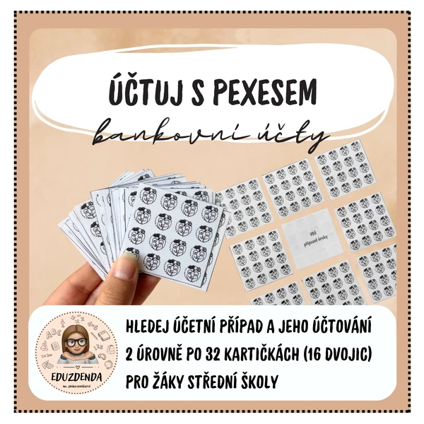 Účtuj s pexesem - bankovní účty