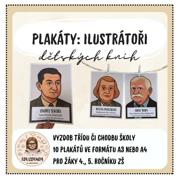 Plakáty: Ilustrátoři dětských knih