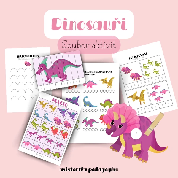 Dinosauři - soubor aktivit 