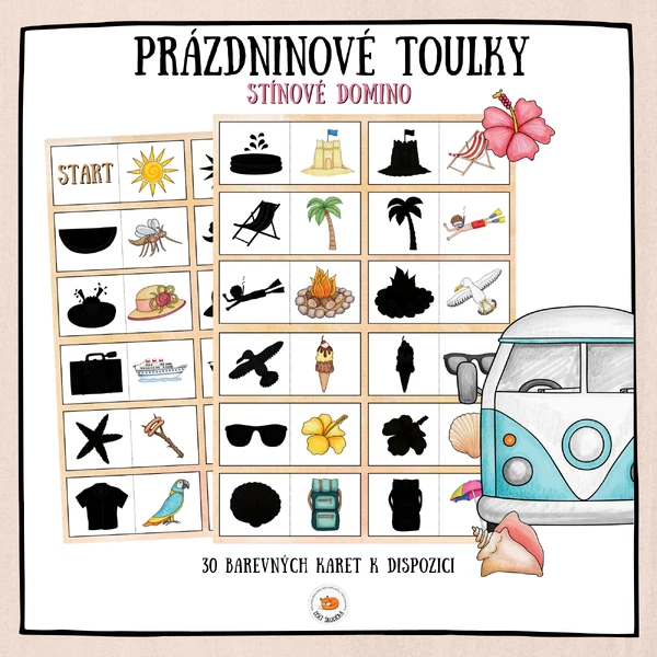 Stínové domino - Prázdninové toulky