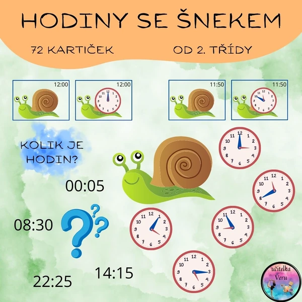 Hodiny se šnekem