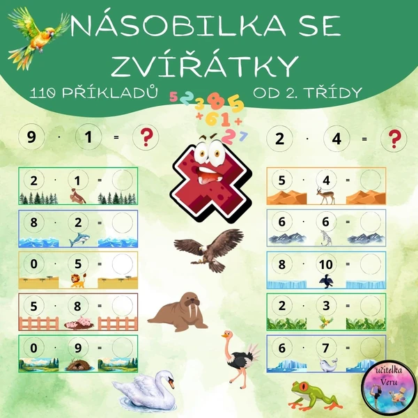 Násobilka se zvířátky