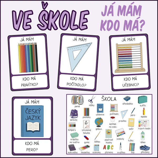 Ve škole - Já mám, kdo má?