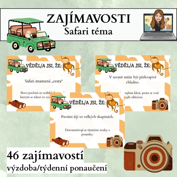 Safari - zajímavosti