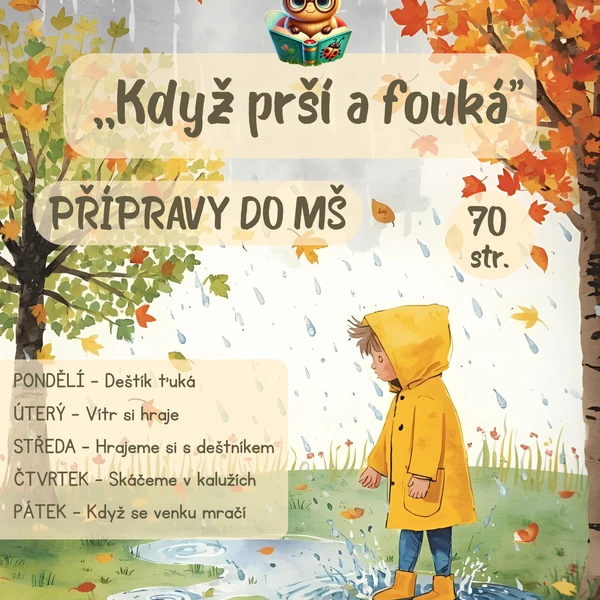 Když prší a fouká - podzim, příprava