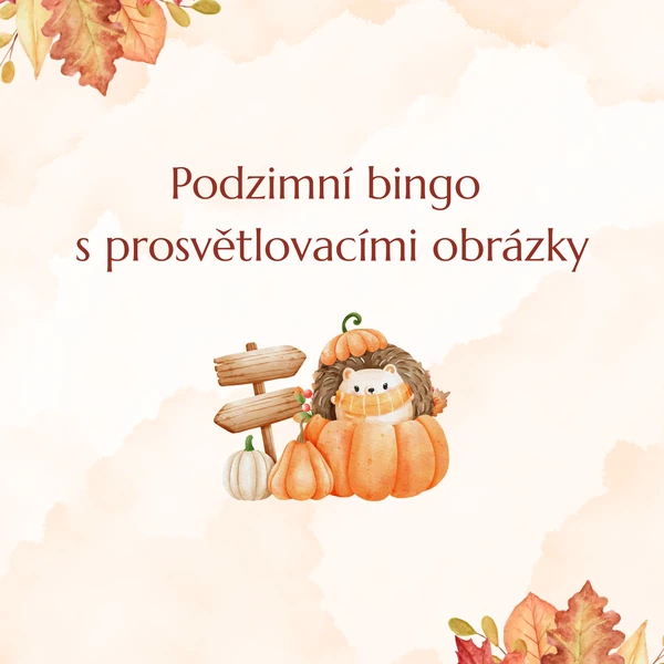 Podzimní bingo s prosvětlovačkami