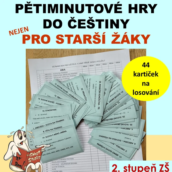 Pětiminutové hry do ČJ (nejen) na 2. stupni