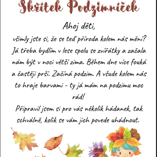 Skřítek Podzimníček
