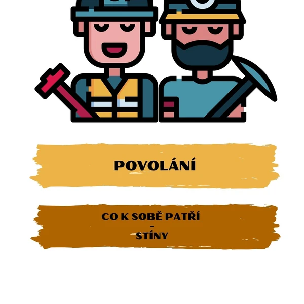 Povolání - přiřazování stínů