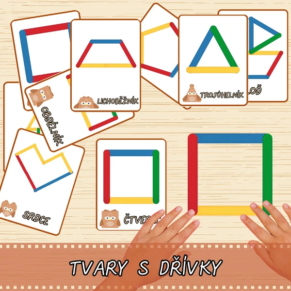 Tvary s dřívky