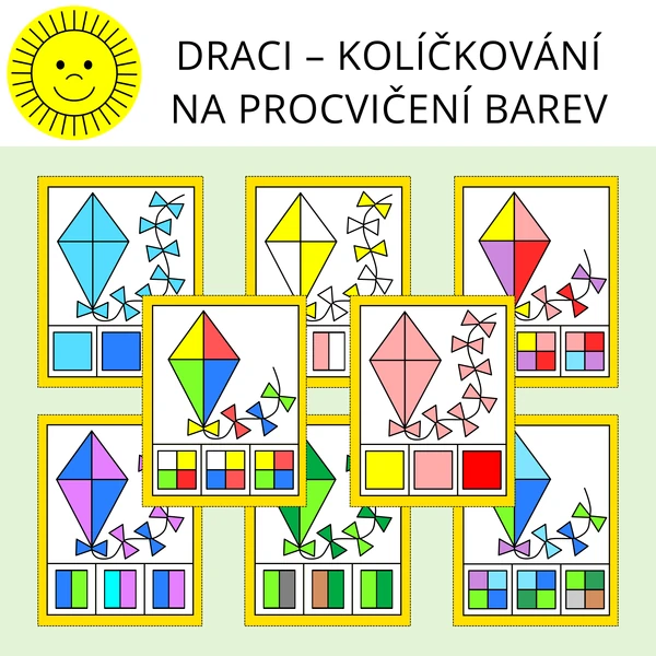 DRACI - KOLÍČKOVÁNÍ NA PROCVIČENÍ BAREV