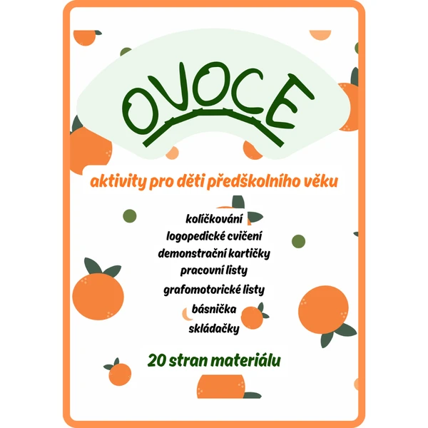 OVOCE - aktivity pro děti