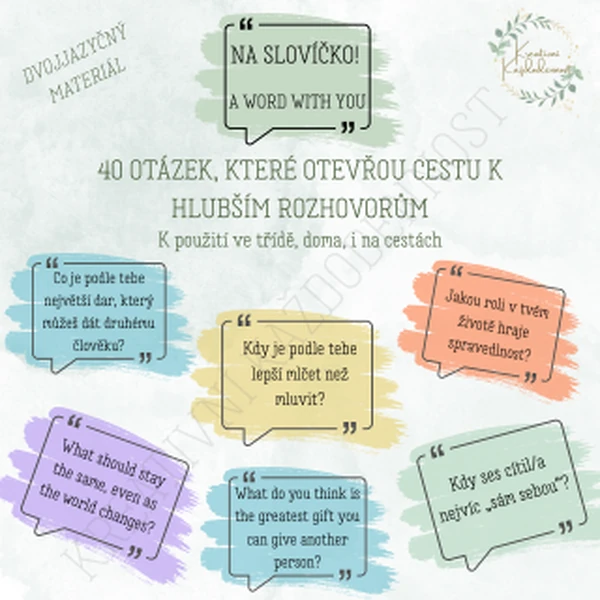 Na slovíčko!/ A word with you