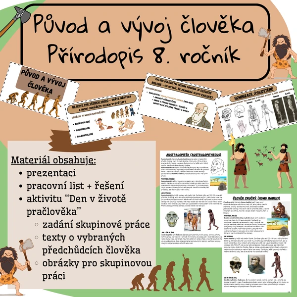 Původ a vývoj člověka
