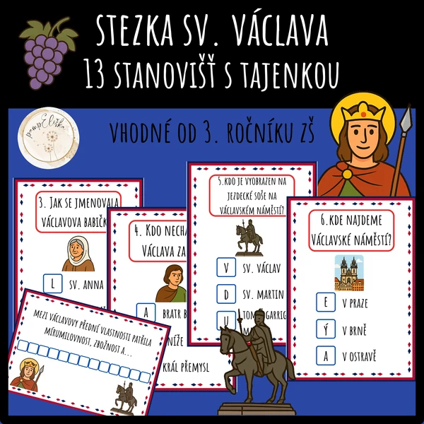 Stezka sv. Václava – 13 stanovišť s tajenkou