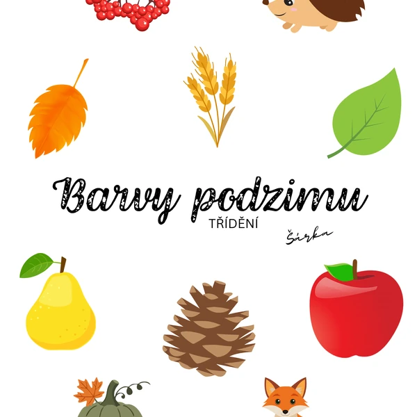 Barvy PODZIMU - třídění