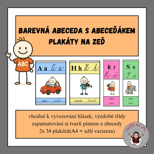 Barevná abeceda s "Abeceďákem"