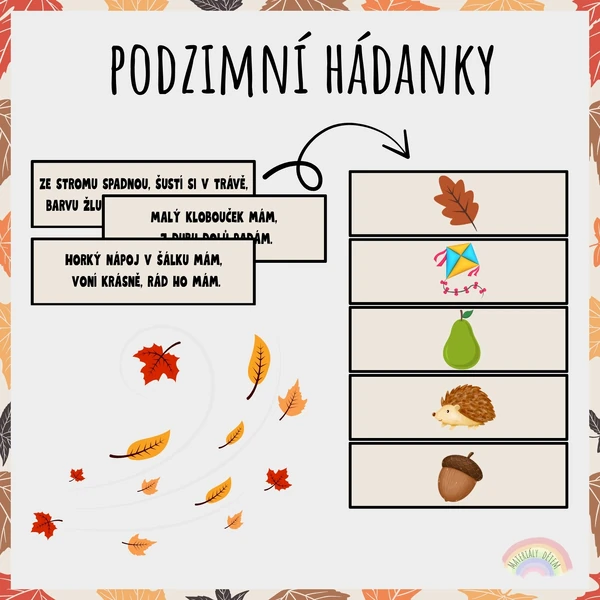 🍁Podzimní hádanky🍁