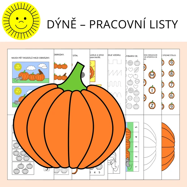 DÝNĚ - PRACOVNÍ LISTY