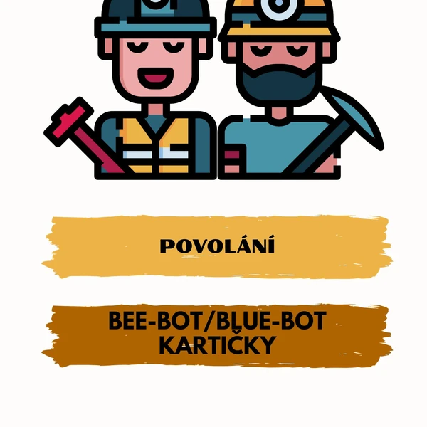 Povolání - Bee-bot/Blue-bot kartičky