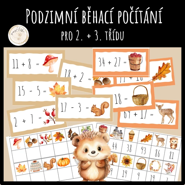 Podzimní běhací počítání pro 2. + 3. třídu