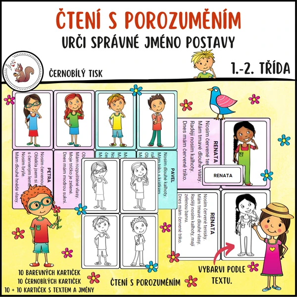 Čtení s porozuměním postavy