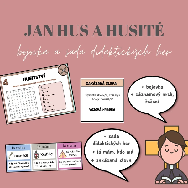 JAN HUS, HUSITÉ - DIDAKTICKÉ HRY