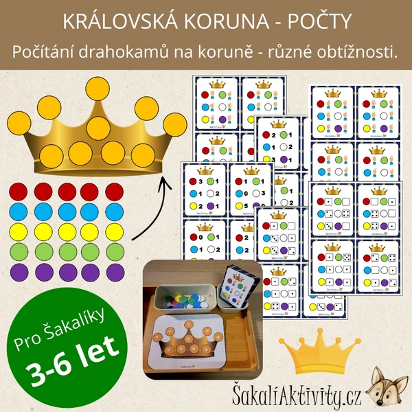  KRÁLOVSKÁ KORUNA - počty 