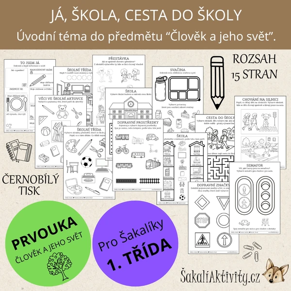  Já, škola, cesta do školy - prvouka 