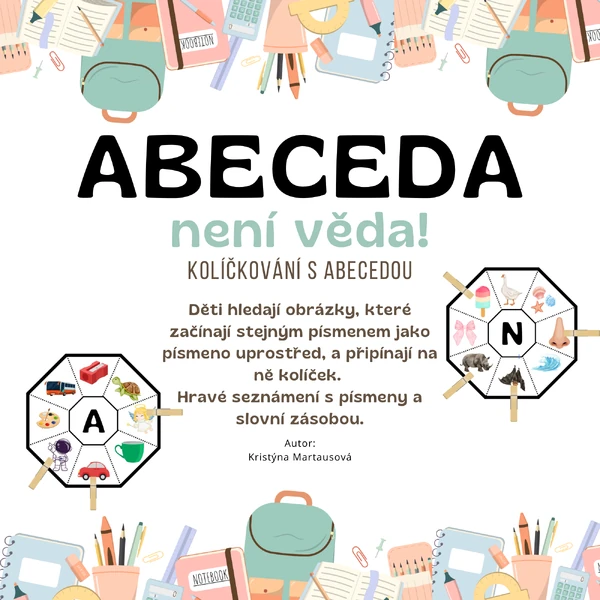 Abeceda - KOLÍČKOVÁNÍ