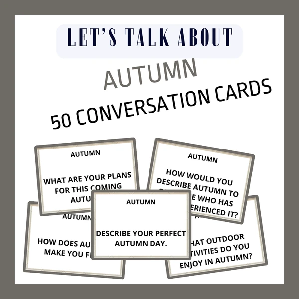 AUTUMN - CONVERSATION CARDS