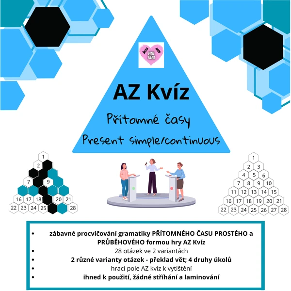 AZ kvíz - Present simple/continuous